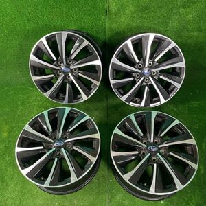 ALL 1円から！売切！ ☆138.SUBARU レヴォーグ VN5 STIスポーツ 純正ホイール 18×7.5J 53 114.3 5H 4本 Alink スバル インプ レガシィ