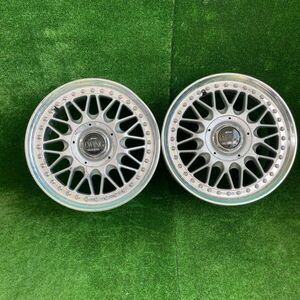 ALL 1円から！売切！ 524.WORK E-WING 16×7j +50 114.3 4穴 5穴 マルチ ワーク イーウィング アルミホイール アルミホイル