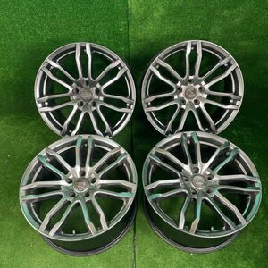 ALL 1円から！売切！ 230.SHLK BROCHEN 18×8J +42 114.3 5H 4本 ブロッケン アルミホイル アルミホイール