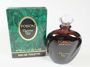 中古フレグランス★Christian Dior クリスチャンディオール POISON プワゾン オードトワレ 香水 50mL