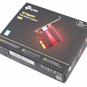 【未使用・開封済】 TP-Link 10Gbps LANカード PCI-E アダプター ネットワークカード TX401 【ティーピーリンク】 ※動作未確認の画像7