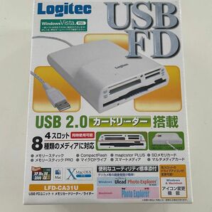 Logitec USB FD カードリーダー搭載