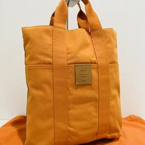 HERMES ★ 極上美品 エルメス トートバッグ オレンジ フレンチフェス レア バッグの画像1