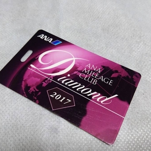 【非売品】新品未使用 ANA 全日空 ダイヤモンド会員専用タグ 革ベルト付き