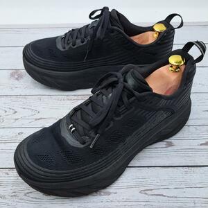 HOKA　ホカオネオネ　27　 BONDI 6　ランニングシューズ　黒　ボンダイ