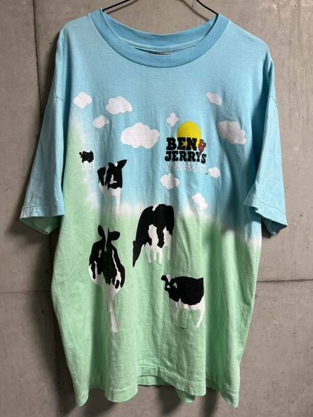 BEN&JERRY’S LIQUID BLUE タイダイ Tシャツ MADE IN USA XL ベン＆ジェリーズ リキッドブルー アメリカ