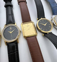 腕時計 稼働品・ジャンク品 まとめ売り セイコー SEIKO RADO GUCCI 他 クォーツ メンズ 腕時計 _画像4