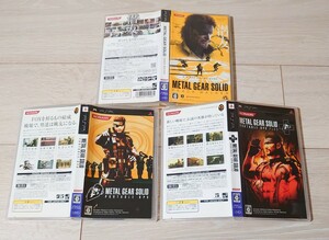 METAL GEAR SOLID メタルギアソリッド ピースウォーカー PEACE WALKER Portable ops plup 3点セット 送料無料