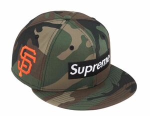 7 1/4 24SS Supreme MLB Teams Box Logo New Era Woodland Camo