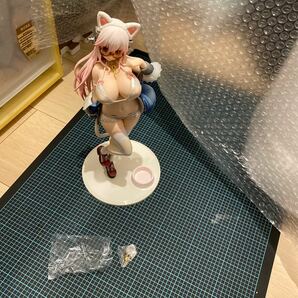 【中古美品・国内正規品】ユニオンクリエイティブ すーぱーそに子 White cat ver. 1/7 フィギュア ニトロプラスの画像1