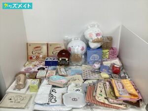 【同梱不可/現状】ファンシー グッズ まとめ売り うさまる おさわり探偵 なめこ栽培キット 他 / ぬいぐるみ タオル 缶バッジ 他