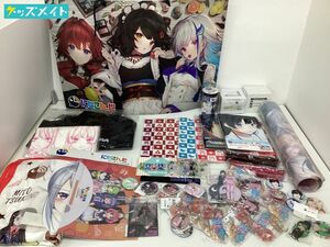 【同梱不可/現状】VTuber にじさんじ グッズまとめ売り Tシャツ クリアポスター 缶バッジ 他 A