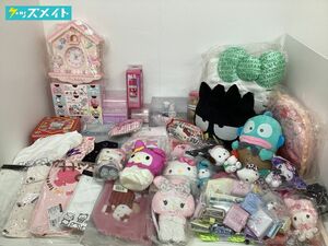 【同梱不可/現状】 Sanrio サンリオ グッズ まとめ売り ぬいぐるみ クッション トートバッグ ポーチ 他