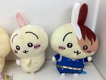 【同梱不可/現状】ちいかわ グッズ まとめ売り キャラ分け うさぎ ぬいぐるみ クッション フィギュア クリアファイル 他_画像3