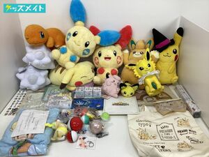 【同梱不可/現状】 ポケットモンスター ポケモン グッズ まとめ売り ぬいぐるみ トートバッグ アクキー 他