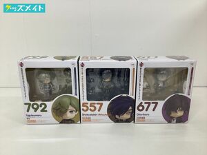 【現状】 刀剣乱舞 グッズ まとめ売り グッドスマイルカンパニー ねんどろいど 557 燭台切光忠 677 大倶利伽羅 他 計3点