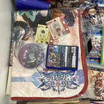 【同梱不可/現状】BLAZBLUE グッズ まとめ売り PS3 ソフト ぬいぐるみ フィギュア」ブランケット 他_画像6