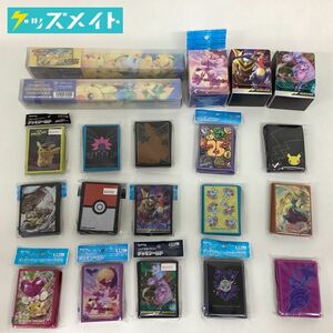 【現状】ポケモンカードゲーム グッズ まとめ売り ラバープレイマット デッキケース デッキシールド / ポケカ