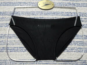 390 черный плавание трусики бикини SizeM б/у черный основа × серый. трубчатая обводка 