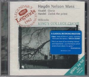 [CD/Decca]ハイドン:ネルソン・ミサ他/S.スタールマン(s)&E.ヴォーガン(s)他&D.ウィルコックス&ロンドン交響楽団 1962他
