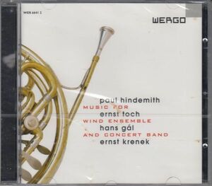 [CD/Wergo]ヒンデミット:管楽のための協奏曲Op.41&交響曲変ロ長調他/R.エップル&ベルリン・ドイツ交響楽団