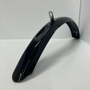 [ unused ] bicycle front front for mud guard stay mudguard fender fender navy blue navy repair exchange tube M-35