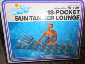 *Suntanner Lounges*18pocket* выгоревший на солнце участок *193×74* float * б/у обращение .***