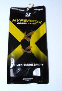  new goods Bridgestone sport BRIDGESTONE GOLF hyper socks 3DSOX EXPERT SOG311 25~27 black 2860 jpy 