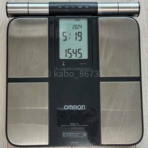 [ junk ] Omron weight body composition meter KRD-703Tkalada scan (OMRON scales Appli synchronizated body fat . diet )