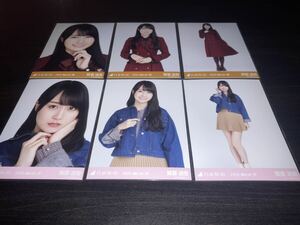 賀喜遥香　乃木坂46 [34th制服+デニムジャケット] ランダム生写真　6種コンプ