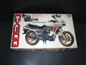 Y266* Tamiya 1/6 big scale series No.26 Honda CX500 turbo motorcycle plastic model / TAMIYA HONDA TURBO / not yet constructed / present condition delivery 