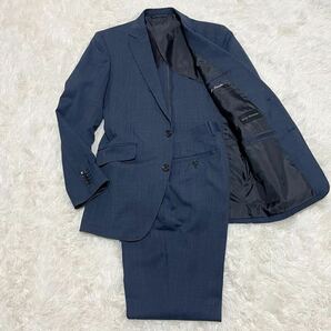 D'or Homme ドールオム スーツ セットアップ 96Y7 XL LL ネイビー ブルー系 背抜き 2B 春夏 シングルスーツ メンズの画像1