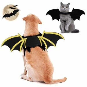 犬猫用 ハロウィン衣装 バットマン コウモリの羽 ペットのコスプレ仮装用 大人気コスチューム 吸血鬼 変身衣装 犬服 猫服 数量限定 お早め