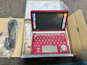 〇 CASIO カシオ EX-word 電子辞書 XD-SP6700RD 赤 付属品あり・動作品