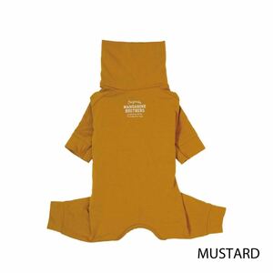 〈XL MUSTARD〉MANDARINE BROTHERS マンダリンブラザーズ SKIN TIGHT SUIT スキンタイトスーツ 中型犬