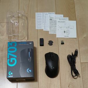 ロジクール G703 HERO LIGhTSPEED ワイヤレスゲーミングマウス G703h （ブラック）