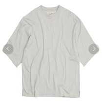 ザ・ダファー・オブ・セントジョージ　2層構造クールマックス オーバーサイズ ビッグシルエットTシャツ　S ベージュ_画像4