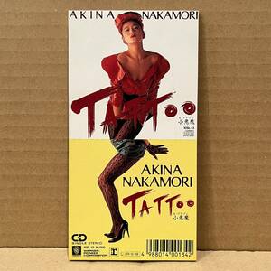 ◇希少!8cmシングルCD/廃盤◇中森明菜 Akina Nakamori / Tattoo c/w 小悪魔 ル・プアゾン (10SL-13) 1988年◇短冊