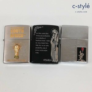 B892a [セット] ZIPPO ジッポー オイルライター ワールドカップ2010 MARIA 他 喫煙具 煙草 タバコ 計3点 | その他 P