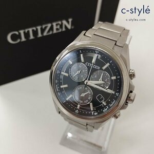 F201a [動作品] CITIZEN シチズン 腕時計 アテッサ シルバー BL5530-57E クロノグラフ | ファッション小物 N