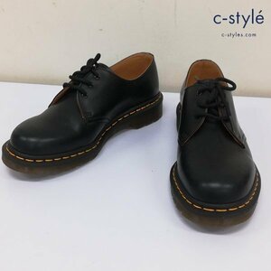 O212b [人気] Dr.Martens ドクターマーチン 1461 3ホールブーツ UK8 ブラック | シューズ N