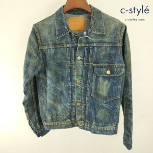 N835 [人気] Warehouse ウェアハウス Lot 2001xx 1st TYPE DENIM Jacket 36 インディゴ デニムジャケット | N★