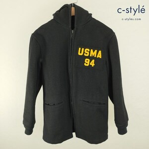 E897 [人気] ブランド不明 CADET STORE WEST POINT USMA94 カデットコート ブラック | N★