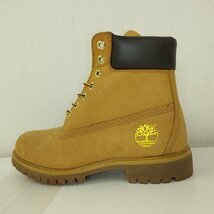 O323c [美品] Timberland ティンバーランド ブーツ 8 ベージュ系 6インチ プレミアムブーツ 6153B | シューズ G_画像2