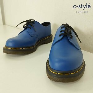 O320b [人気] Dr.Martens ドクターマーチン 1461 3ホールシューズ UK8 ブルー | N