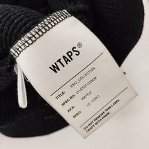 O368b [人気] WTAPS ダブルタップス ワッフルサーマルカットソー X 02 ブラック 211ATPT-CSM28 | トップス N_画像5