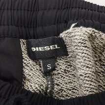 F114 [人気] DIESEL ディーゼル スウェットパンツ S グレー系 ウエストゴム | G★_画像4