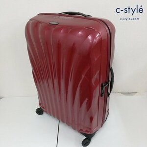O487d [ popular ] Samsonite Samsonite Cosmo light suitcase SPINNER 75/28 red Carry case | fashion accessories NX