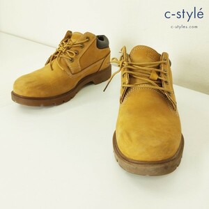 O325 [人気] Timberland ティンバーランド ブーツ 26cm 小麦色 YOUTH BASIC OX A1P3L 革 | G★