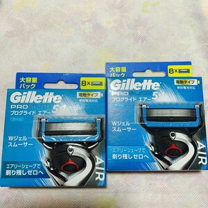 ジレット プログライド エアー 電動タイプ 5枚刃 替刃 8個入2箱